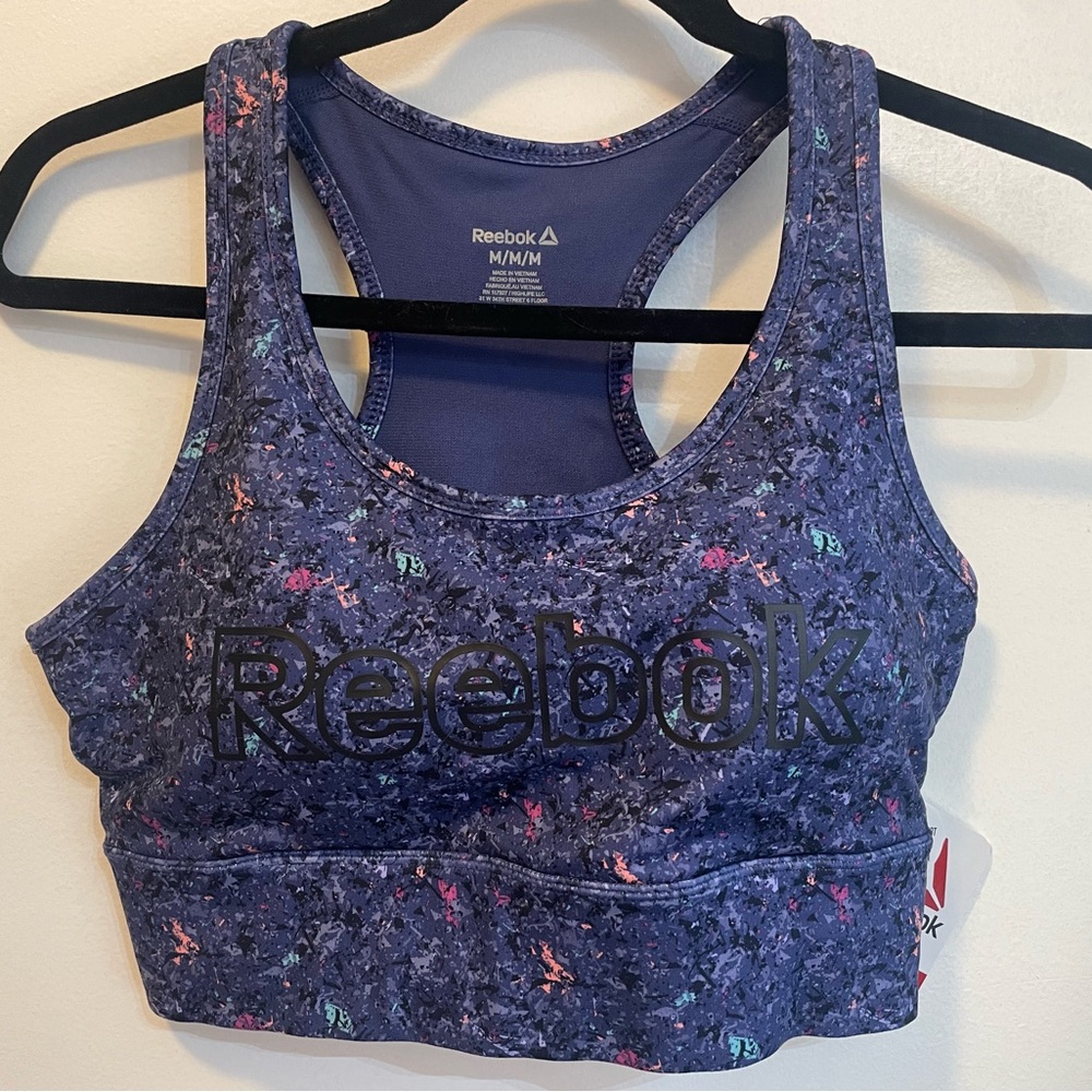 NWT Reebok Medium Support Sports Bra - Picture 4 of 5